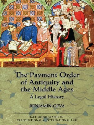 cover image of The Payment Order of Antiquity and the Middle Ages
